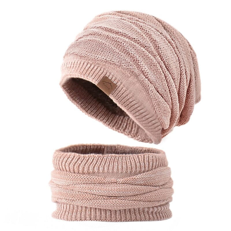Gorro e Protetor de Pescoço Lã Feminino