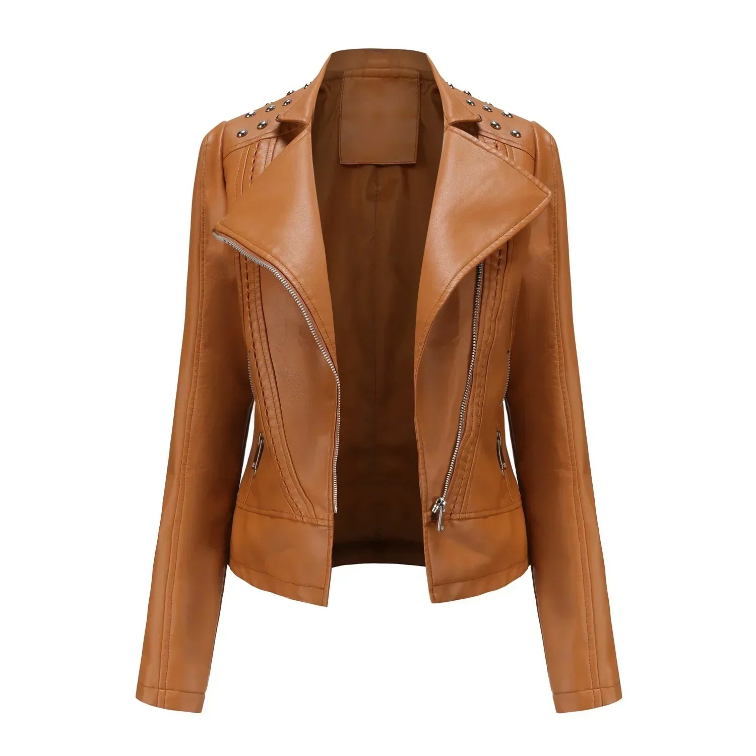 Jaqueta Feminina Fashion Style Estilo Biker com Zíper - (Promoção de Inverno 2026)