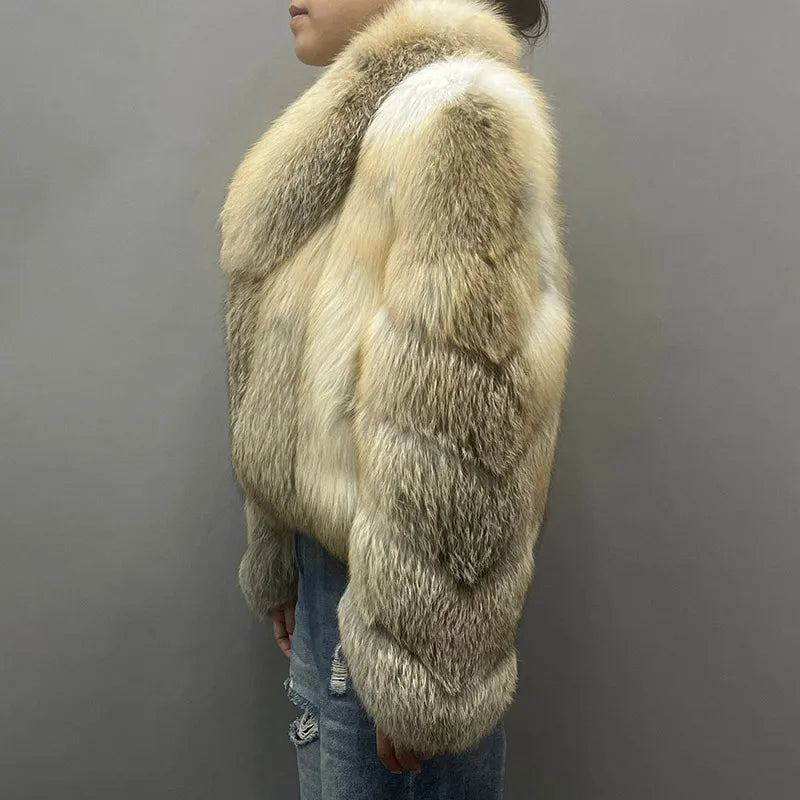 Casaco Feminino com Gola Alta Peluciado Para Inverno – (Promoção de Inverno 2026)
