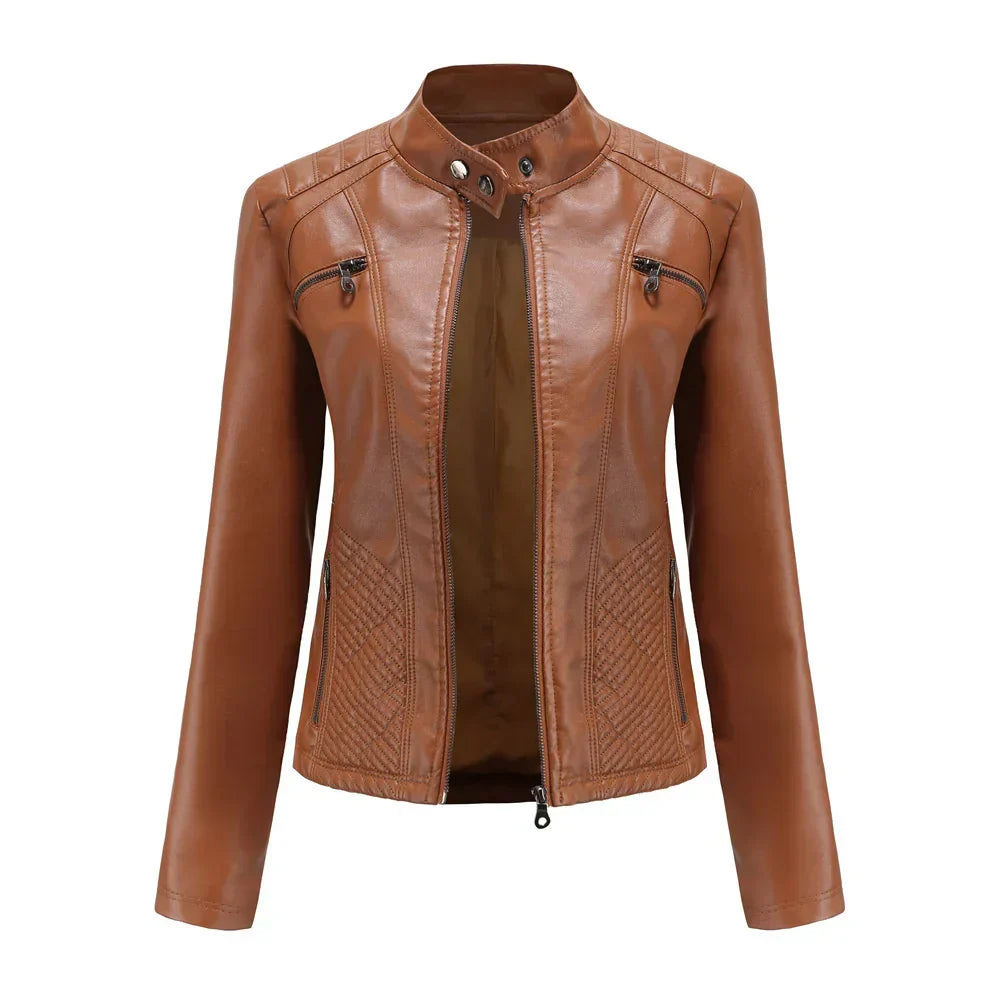 Jaqueta Feminina Casual com Zíper Estilo Streetwear - (Promoção de Inverno 2026)