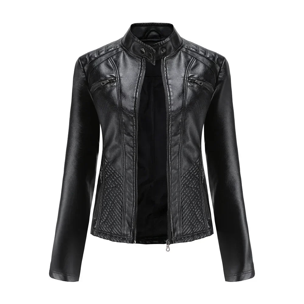 Jaqueta Feminina Casual com Zíper Estilo Streetwear - (Promoção de Inverno 2026)