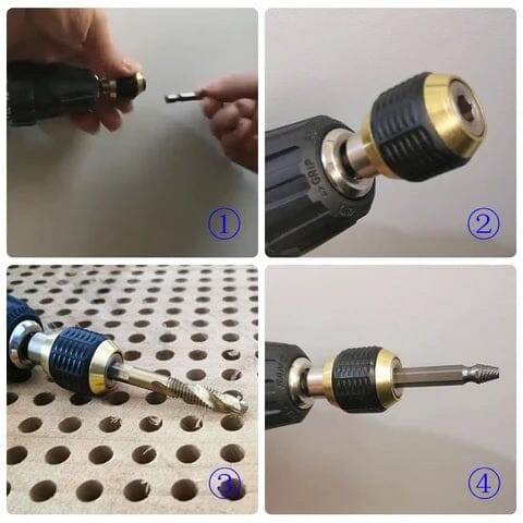 Adaptador De Brocas Para Furadeira adaptador de broca - 01 A minha loja