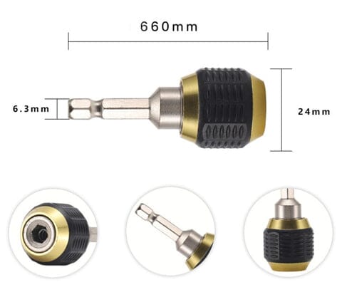 Adaptador De Brocas Para Furadeira adaptador de broca - 01 A minha loja