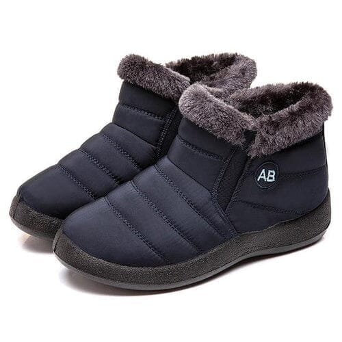 AnneBe - Bota Confort Flex Aveludada Inverno FEMININO - CALÇADOS - BOTA AVELUDADA Dashui Azul 35