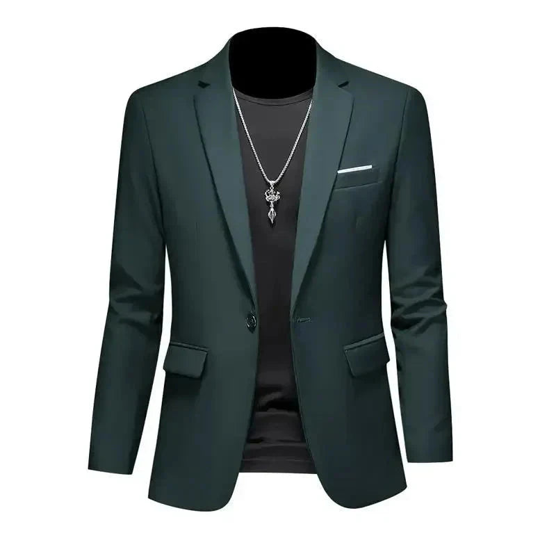 Blazer Masculino Esporte Fino Liso TERNO006 G4 Sr Aflha
