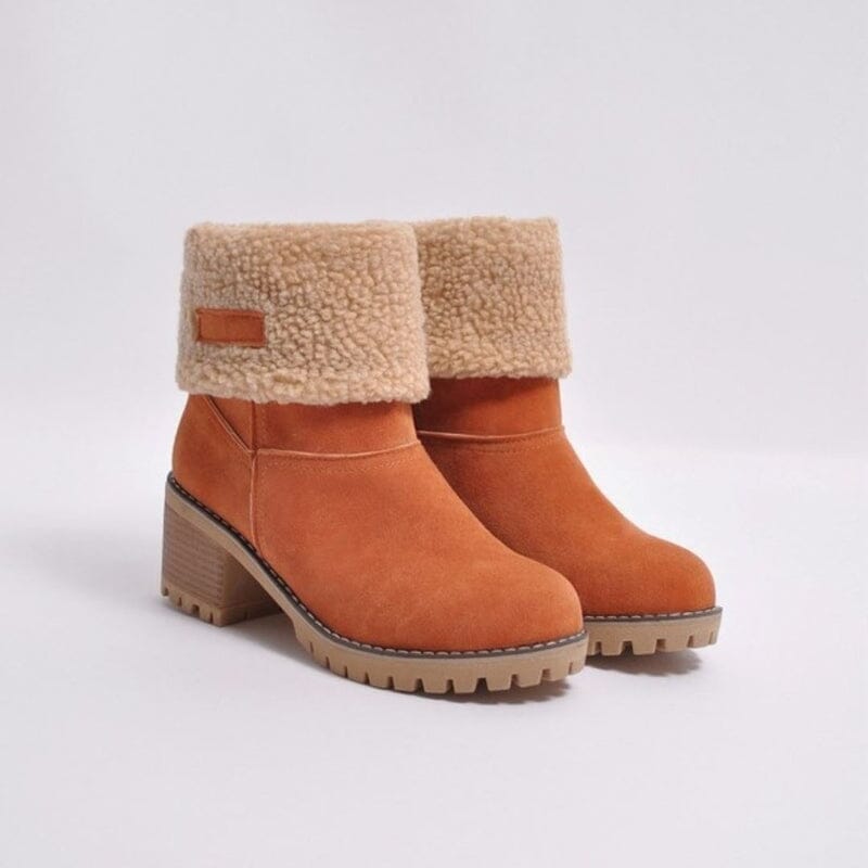 Bota Feminina Dobrável 2 em 1 FEMININO - CALÇADOS - BOTA DOBRÁVEL Dashui 35 Laranja