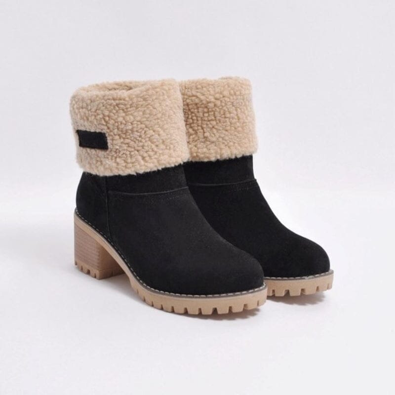 Bota Feminina Dobrável 2 em 1 FEMININO - CALÇADOS - BOTA DOBRÁVEL Dashui 35 Preto