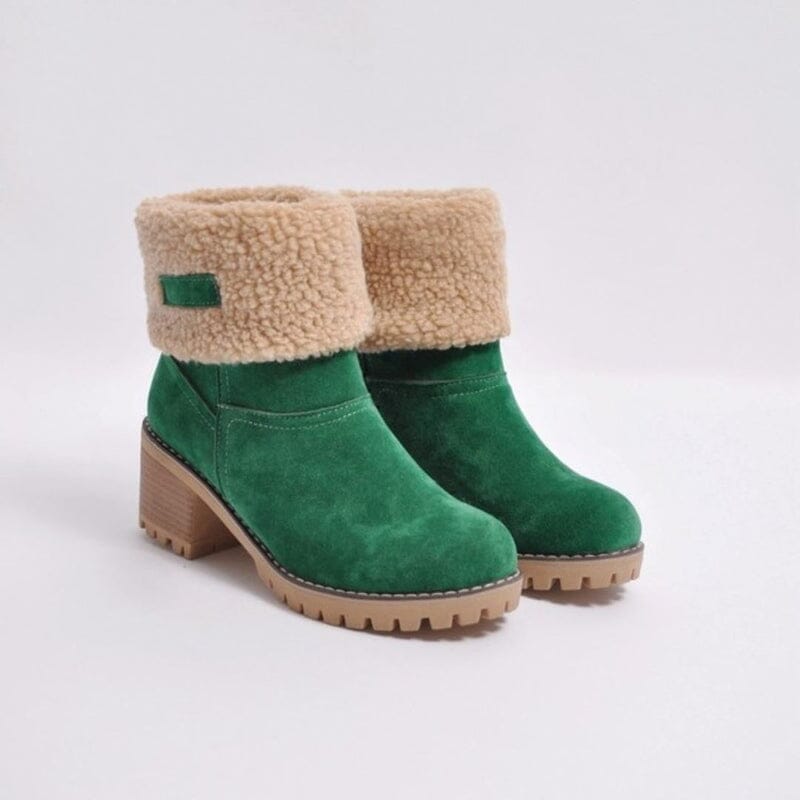 Bota Feminina Dobrável 2 em 1 FEMININO - CALÇADOS - BOTA DOBRÁVEL Dashui 35 Verde