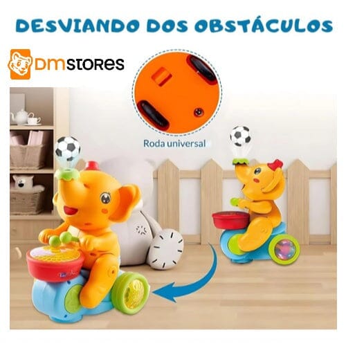 Brinquedo Musical Elefante Mágico - Interativo UNISSEX - BRINQUEDO - ELEFANTE MUSICAL Dm Stores