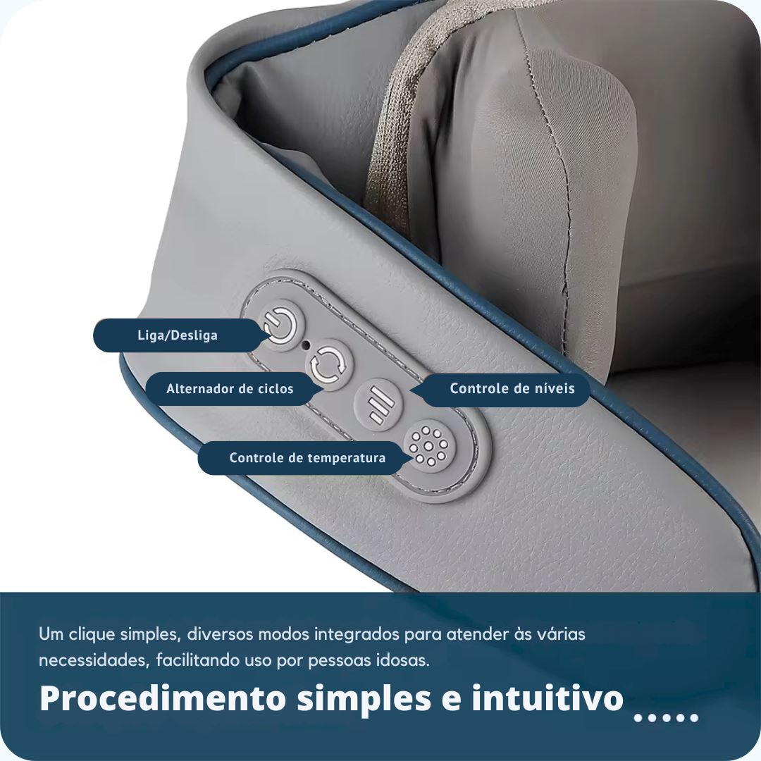 Cachecol de Massagem Cervical NeckSmart UNISSEX - SAUDE - CACHECOL MASSAGEM 1 Dm Stores