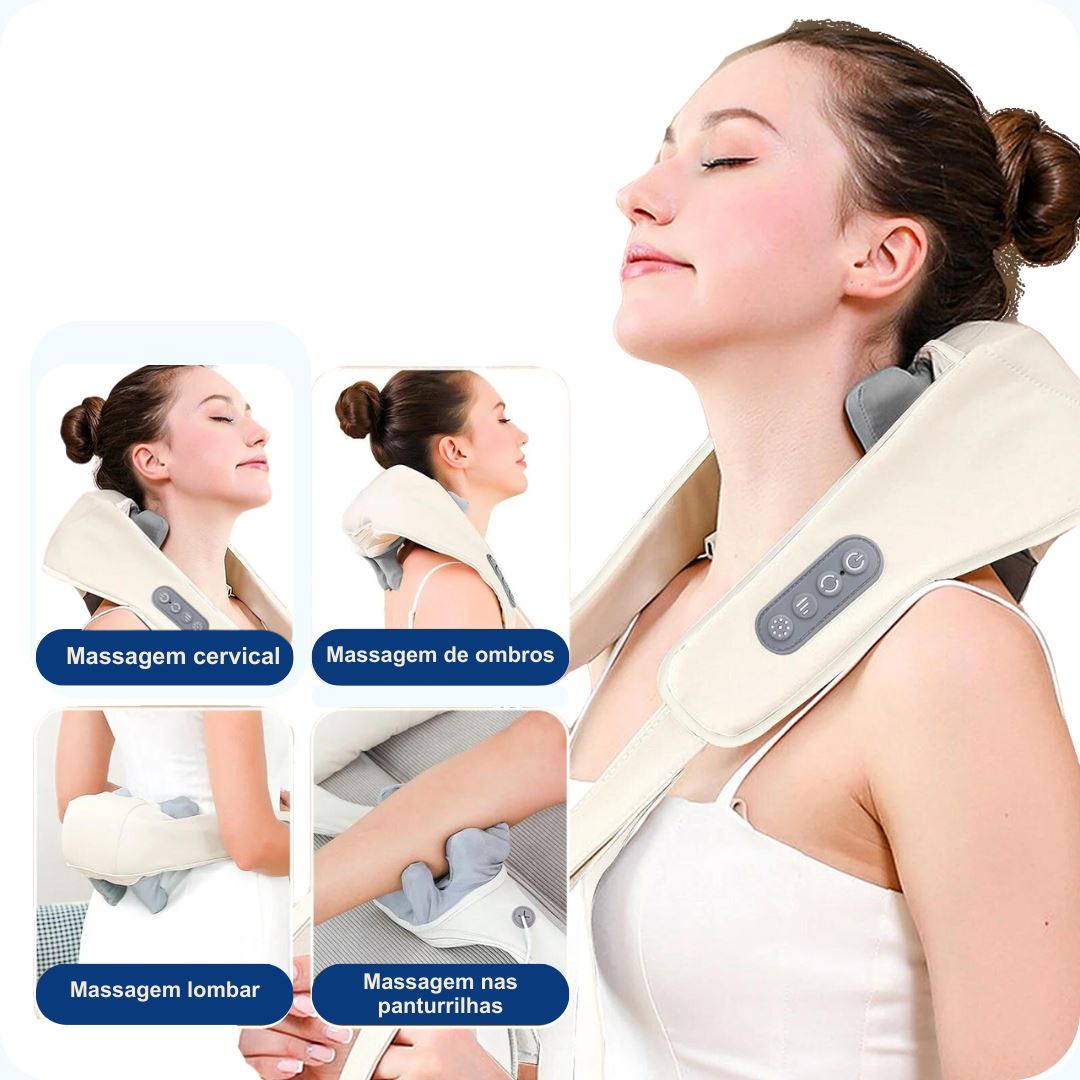 Cachecol de Massagem Cervical NeckSmart UNISSEX - SAUDE - CACHECOL MASSAGEM 1 Dm Stores