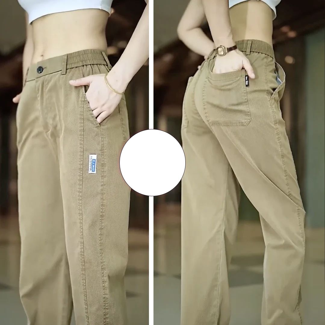 Calça Feminina Aurora em Malha de Seda Gelo e Poliéster (Sua Nova Peça Favorita!) FEMININO - ROUPAS - CALÇA 2 Dm Stores