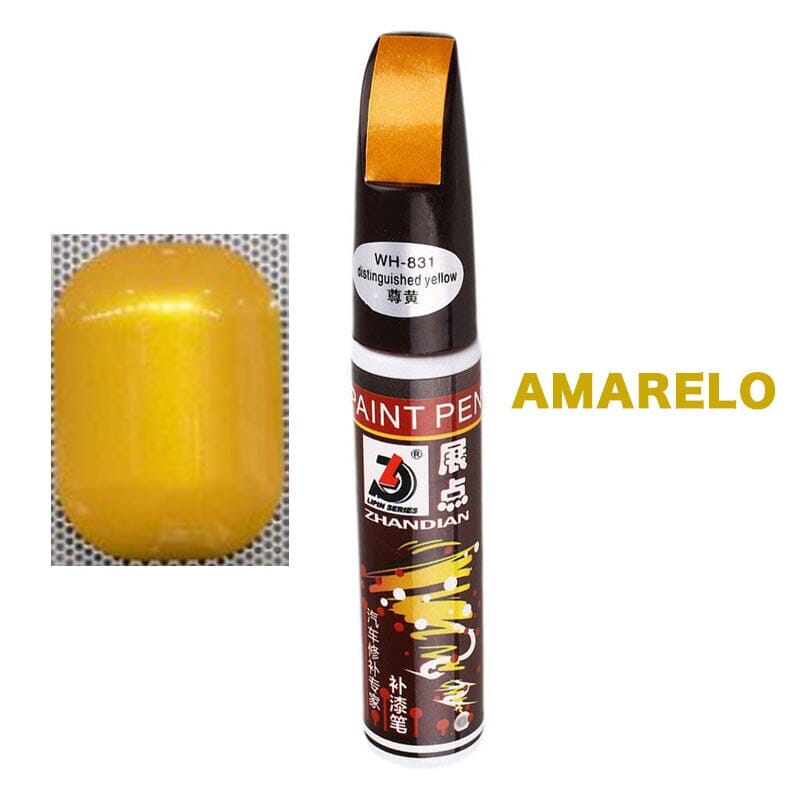 Caneta Reparadora de Arranhões Nano ACESSÓRIO - AUTOMOTIVO - REPARADOR Dm Stores Amarelo
