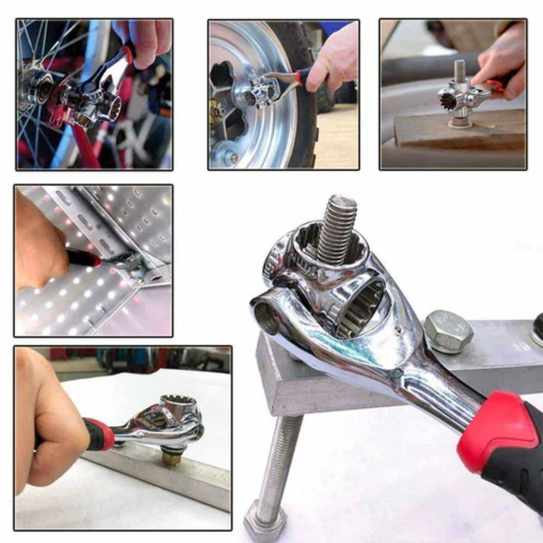 Chave Multifuncional TorqueFlex™ 48 em 1 – A Solução Completa em uma Só Ferramenta UNISSEX - FERRAMENTAS - CHAVE 48X1 Dm Stores