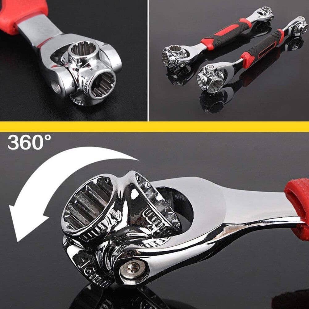 Chave Multifuncional TorqueFlex™ 48 em 1 – A Solução Completa em uma Só Ferramenta UNISSEX - FERRAMENTAS - CHAVE 48X1 Dm Stores