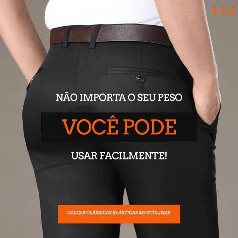 COMPRE 1 E LEVE 3 | Kit Clássico Alfaiataria – Calças Sociais + Cinto de Brinde MASCULINO - ROUPAS - CALÇA 13 Dm Stores