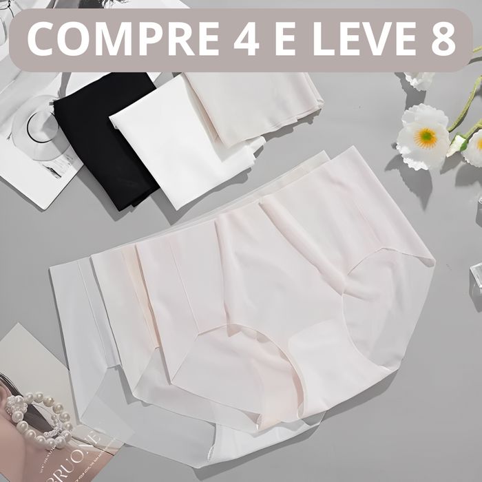 COMPRE 4 E LEVE 8 | FreshFit – Calcinha de Seda Térmica Refrescante FEMININO - ROUPAS - CALCINHA TÉRMICA Dm Stores