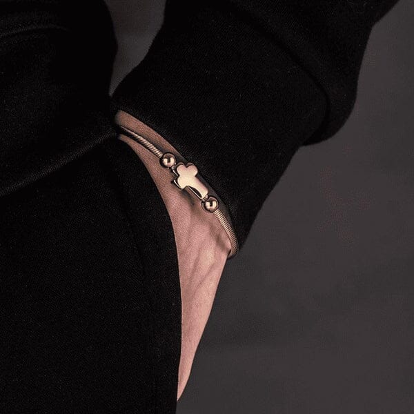 Conjunto 3 Pulseiras Crucifixo PAI NOSSO Joias & Acessórios (Pulseira 2) Dm Stores