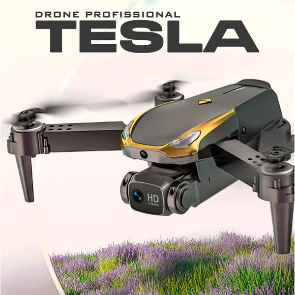Drone Pro Com Câmera 1080P Wifi GPS 5Km | Tesla Eletrônicos (Drone 3) Dm Stores 