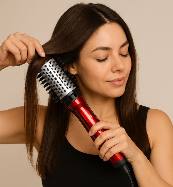 Escova Elétrica DuoStyle Pro – Seca, Alisa e Modela com Resultado Profissional FEMININO - SAUDE E BELEZA - ESCOVA 2 EM 1 Dm Stores