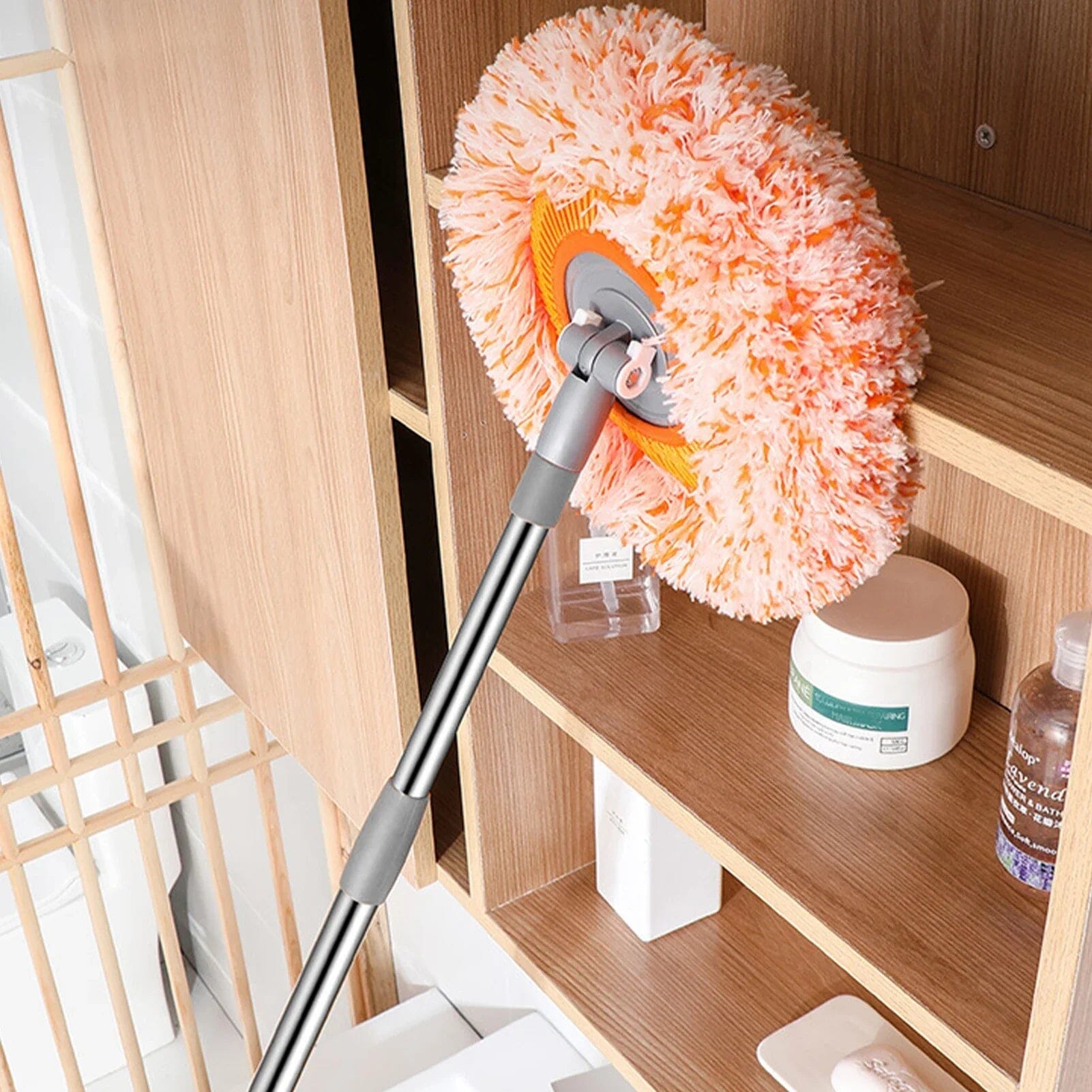 Esfregão de Limpeza Ajustável Giratório 360° Super Giro casa e cozinha - 24 A minha loja