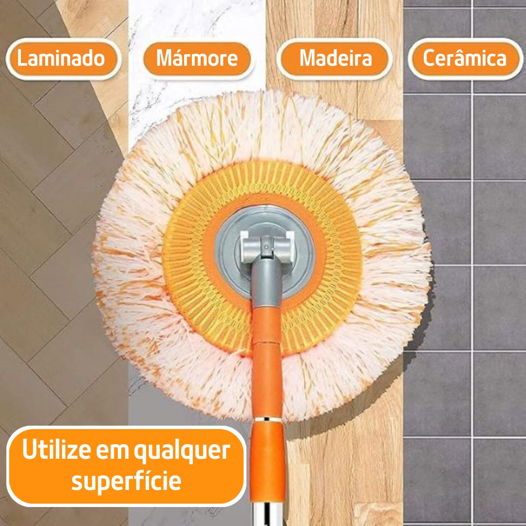 Esfregão de Limpeza Ajustável Giratório 360° Super Giro casa e cozinha - 24 A minha loja