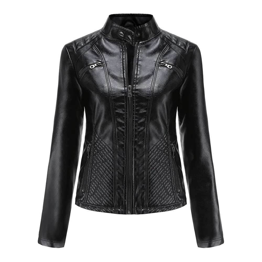 Jaqueta Feminina Casual com Zíper Estilo Streetwear - (Promoção de Inverno 2026)