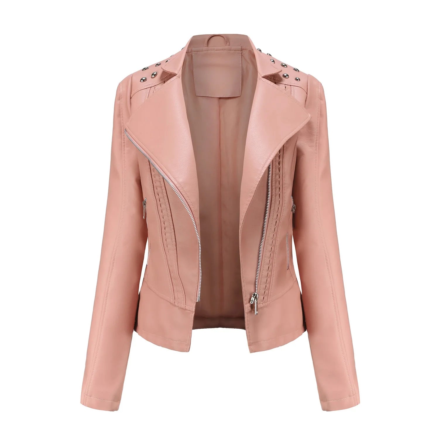 Jaqueta Feminina Fashion Style Estilo Biker com Zíper - (Promoção de Inverno 2026)