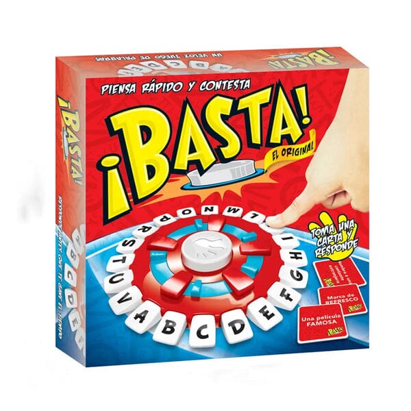 Jogo Trava Letras Stop UNISSEX - INFANTIL - BRINQUEDO JOGO 1 Dm Stores Stop Vermelho em Espanhol R$197