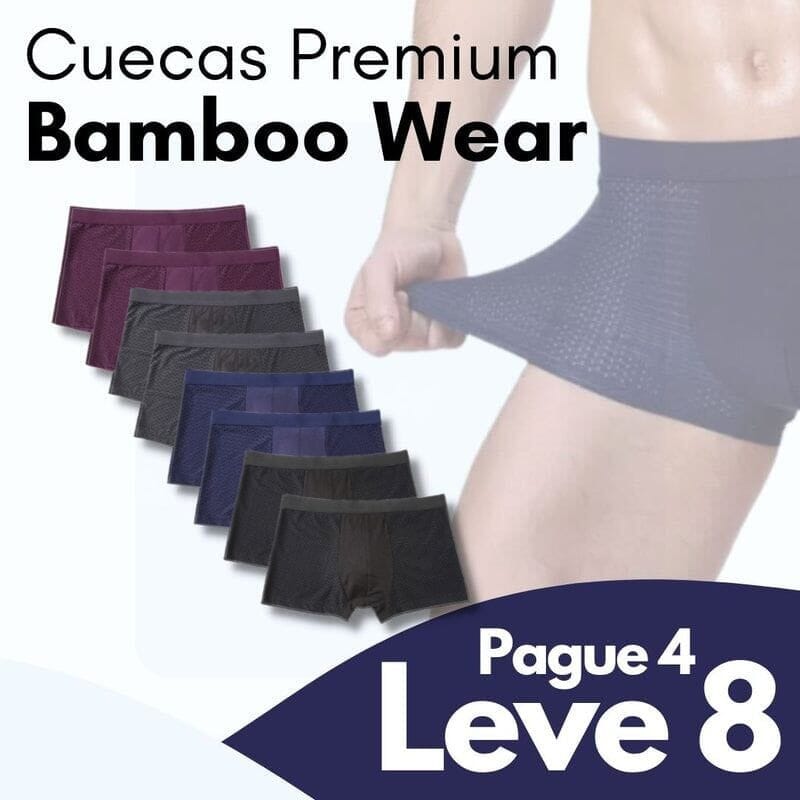 Kit Cuecas Premium Respiráveis - Pague 4, Leve 8 Roupas (Cueca 2) Dm Stores