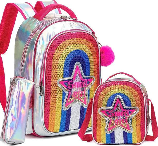 Kit Escolar Princesa Brilhante - Volta às Aulas com Estilo Infantil (Kit Escolar 5) Dm Stores Estrela 