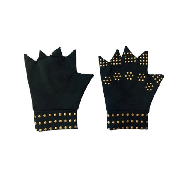 Luvas Magnéticas - Protege do Frio e Alivia as Dores nas Mãos Saude & Beleza (Luvas Magnéticas 1) Dm Stores Preto e Dourado 