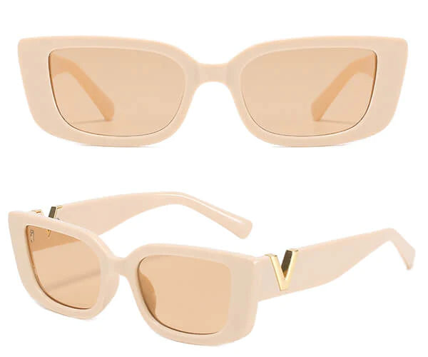 Óculos de Sol Luxury V Jóias & Acessórios (Óculos 1) Dm Stores Bege 