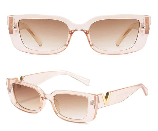 Óculos de Sol Luxury V Jóias & Acessórios (Óculos 1) Dm Stores Champagne 