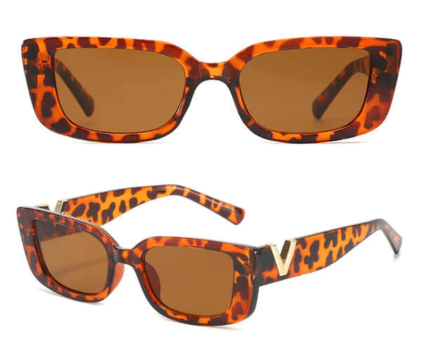 Óculos de Sol Luxury V Jóias & Acessórios (Óculos 1) Dm Stores Leopardo 