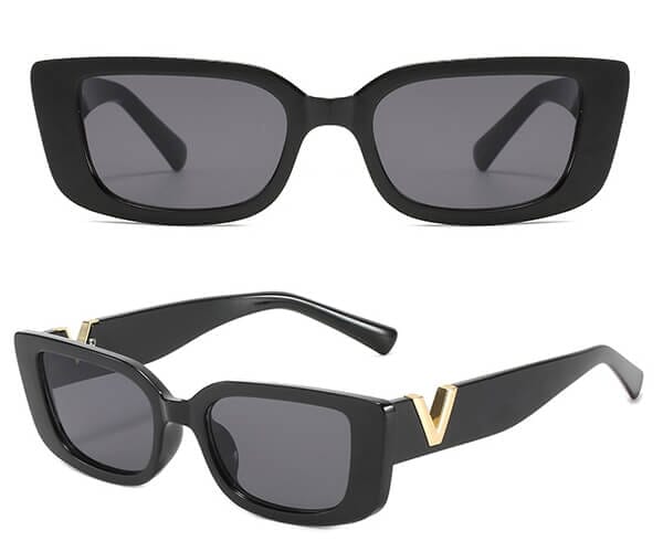 Óculos de Sol Luxury V Jóias & Acessórios (Óculos 1) Dm Stores Preto 