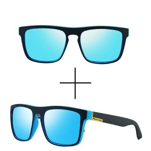 Óculos de Sol (Pague 1 e leve 2) Jóias & Acessórios (Óculos 4) Dm Stores Preto e Azul 