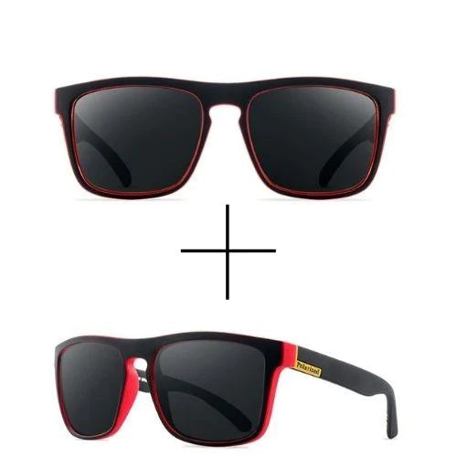 Óculos de Sol (Pague 1 e leve 2) Jóias & Acessórios (Óculos 4) Dm Stores Preto e Vermelho 