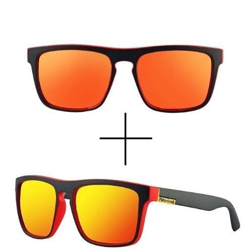 Óculos de Sol (Pague 1 e leve 2) Jóias & Acessórios (Óculos 4) Dm Stores Vermelho e Azul 