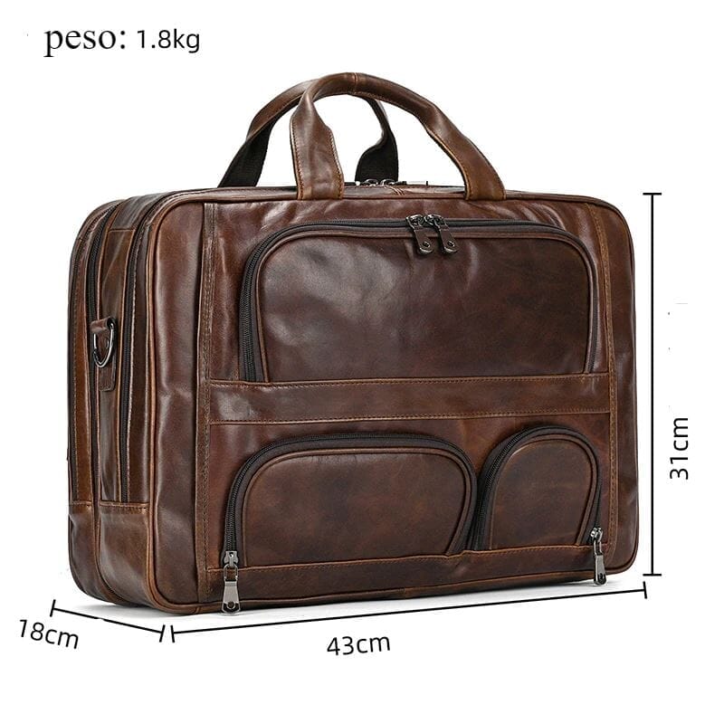 Pasta Executiva de Couro 17 Polegadas MALETA006 G2 Sr Aflha