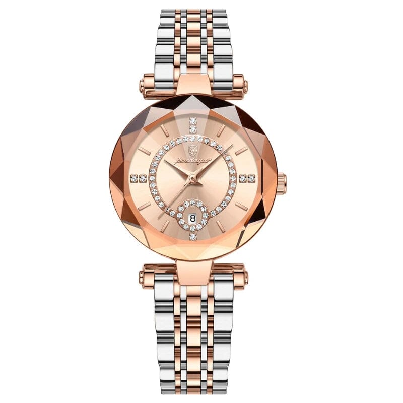 Relógio Euro Feminino Diamond Joias & Acessórios (Relógio 12) Dm Stores Dourado 