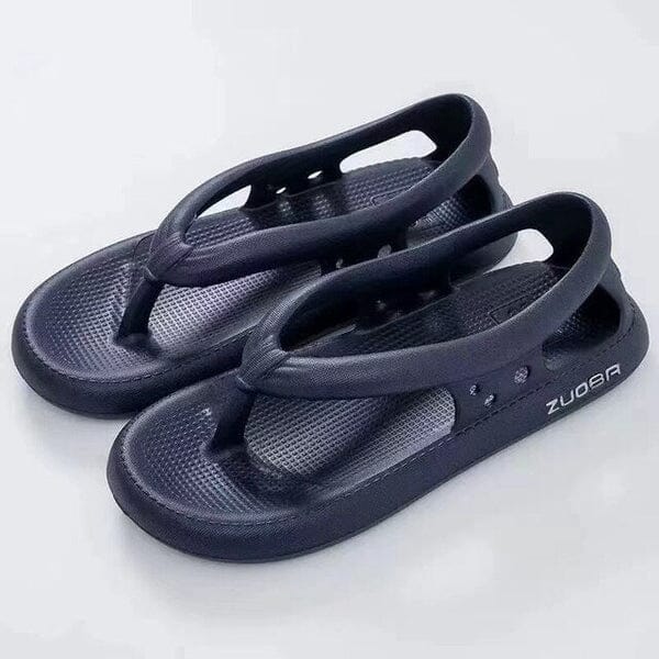 Sandália Anatômica Nuvem 2.0 - Confortável e Antiderrapante Calçados (Sandália Feminina 14) Dm Stores 34 Azul Escuro