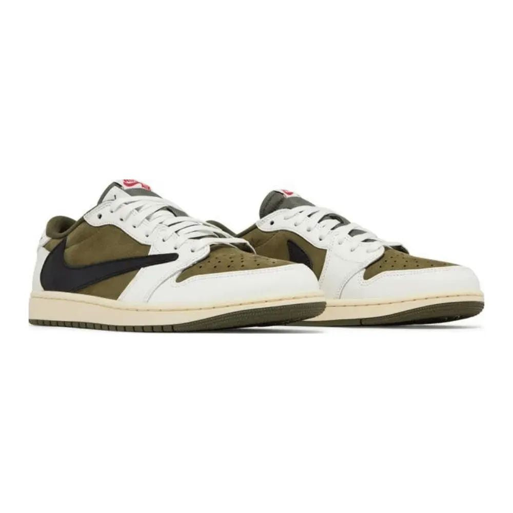 Travis Scott x Air Jordan 1 Low OG SP Medium Olive Travis Scott x Air Jordan 1 Low OG SP Medium Olive Dm Stores
