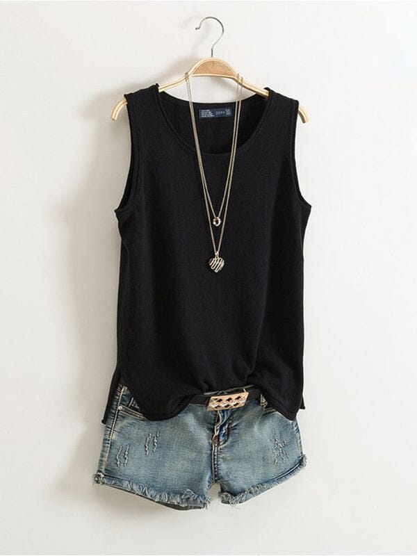 Blusa Regata Alana Dm Stores Preta M