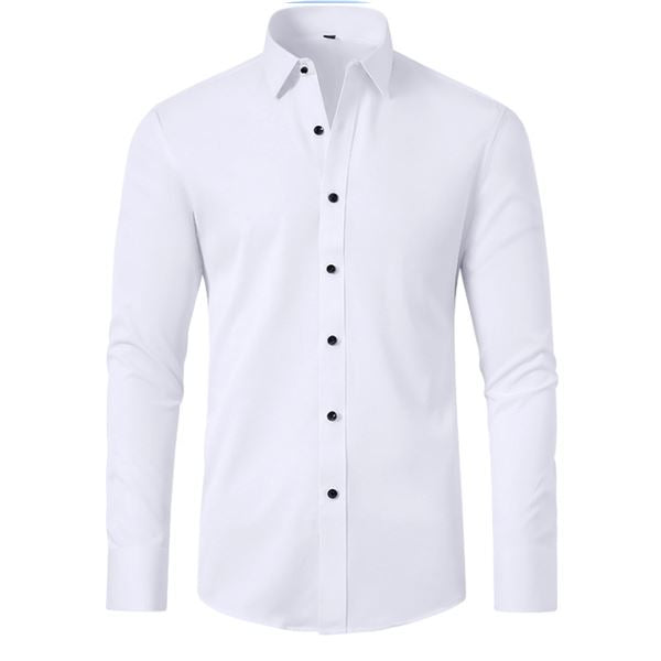 Camisa Flexível Ultra Comfort Roupas (Camisa Masculina 2) Dm Stores P Branco 