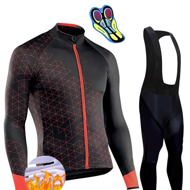Conjunto Térmico CycleResistence Ciclismo Esportes (Roupas de Ciclismo 1) Dm Stores