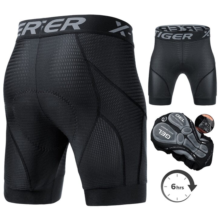 Short Ultragel X-Tiger Esportes (Roupas de Ciclismo 2) Dm Stores P Cinza 