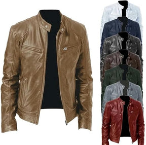 Jaqueta de Couro Masculina Racer