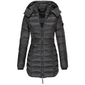 Casaco Feminino de Inverno com Capuz e Zíper - Acolhedor, Elegante e Leve - (Promoção de Inverno 2026)