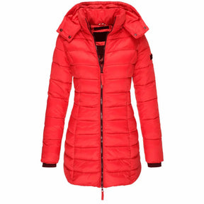 Casaco Feminino de Inverno com Capuz e Zíper - Acolhedor, Elegante e Leve - (Promoção de Inverno 2026)